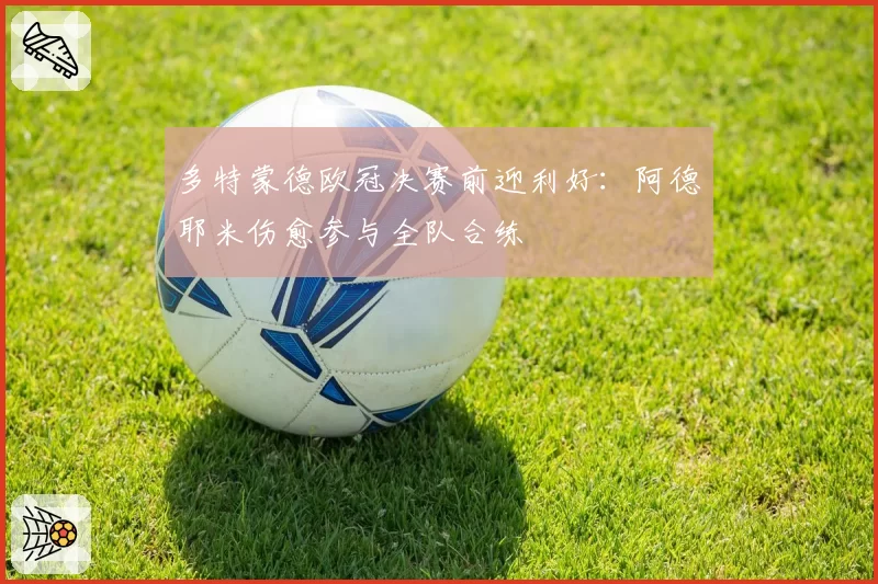 多特蒙德欧冠决赛前迎利好:阿德耶米伤愈参与全队合练